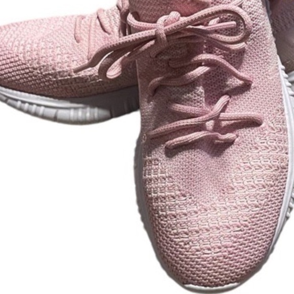 Avia Memory Foam Mixed Knit Sneakers Women's Size 7.5 Pink - Picture 9 of 12
